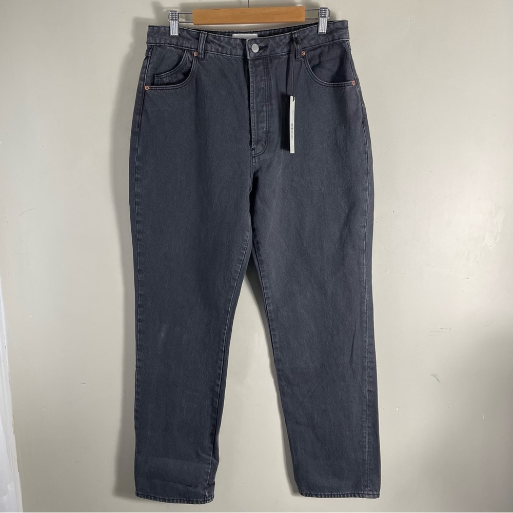 ROLLA'S Women's Straight Leg Jeans in Charcoal Gray - Picture 4 of 16